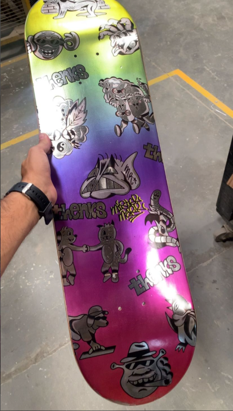 SHAPE QUADRO DECORATIVO THENKS x MISTER "flashes" HOLOGRAFICO